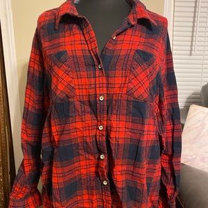 Plaid flannel XXL